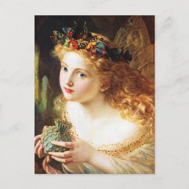 Postal The Fairy Queen - Sophie Anderson (Anverso)