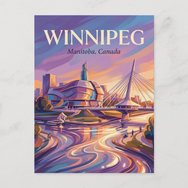 Postal The Forks Canadá (Anverso)