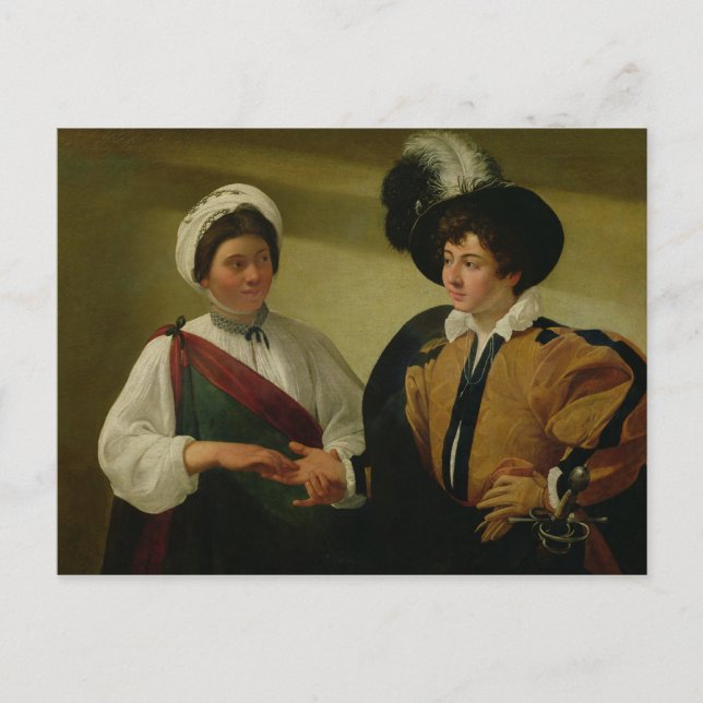 Postal The Fortune Teller, c.1596-97 (Anverso)