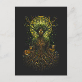 Postal The Green Mother
