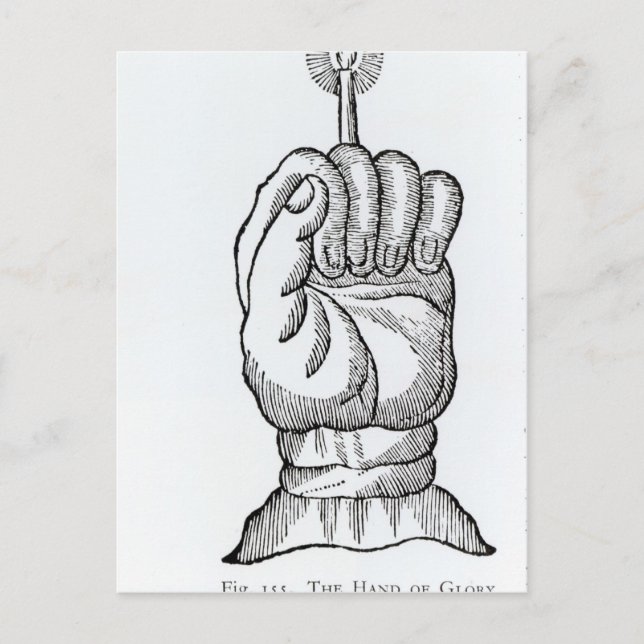 Postal The Hand of Glory (Anverso)