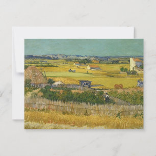 Postal The Harvest Vincent van Gogh