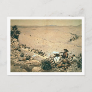Postal "The Hold Up", c.1900 (aceite sobre lienzo)