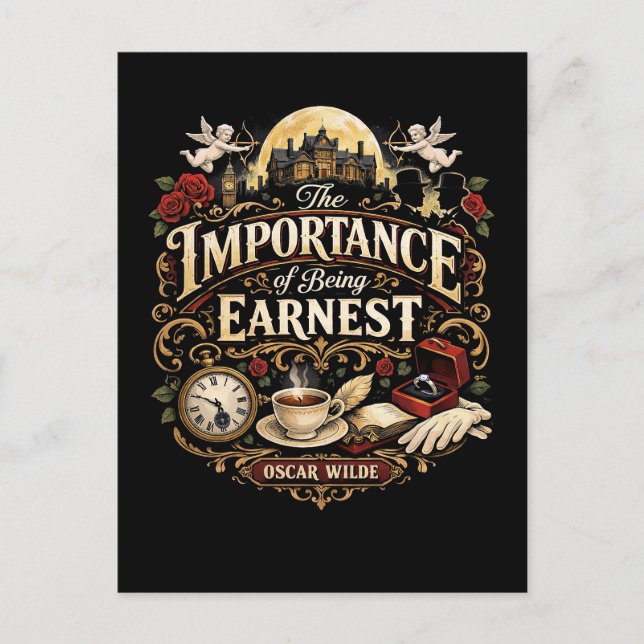 Postal The Importance of Being Earnest (Anverso)