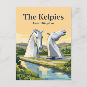 Postal The Kelpies, Falkirk, Escocia, Reino Unido