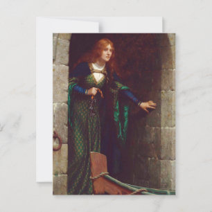 Postal The Keys, c. 1909 por Edmund Blair Leighton