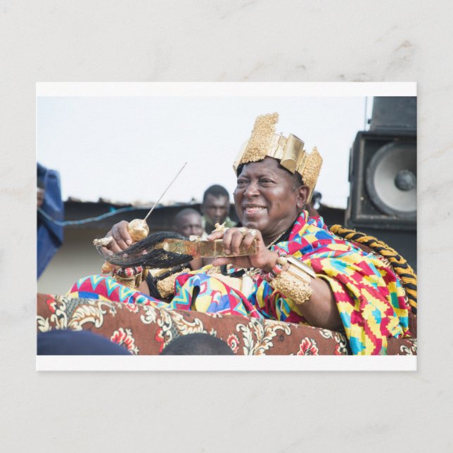 Postal The king carried in triumph. (Anverso)