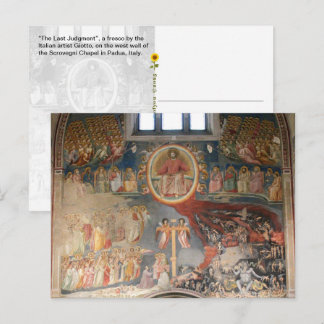 Postal The Last Judgment - Scrovegni Chapel, Italy -