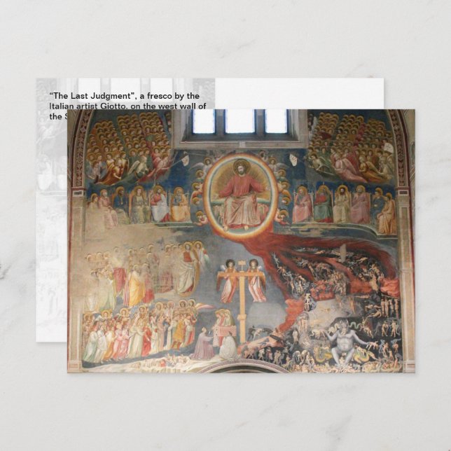 Postal The Last Judgment - Scrovegni Chapel, Italy -  (Anverso / Reverso)