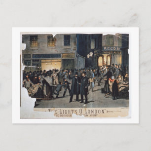 Postal "The Lights O" London" (color litho)