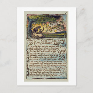 Postal 'The Little Black Boy', plato 8 (Bentley 9) de '