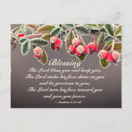 Postal The Lord Bless You Numbers 6:24-26 Scripture