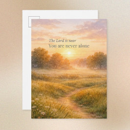 Postal The Lord Is Near Christian Encouragement