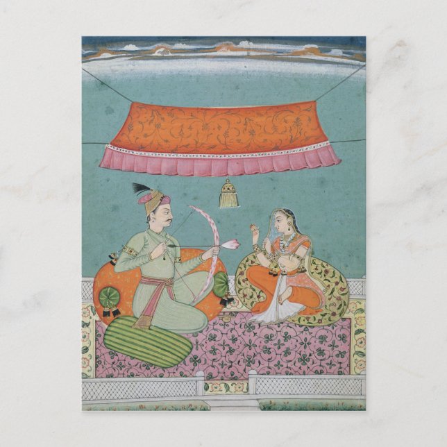 Postal The Lotus Arrow, Bilaspur, c.1750 (Anverso)