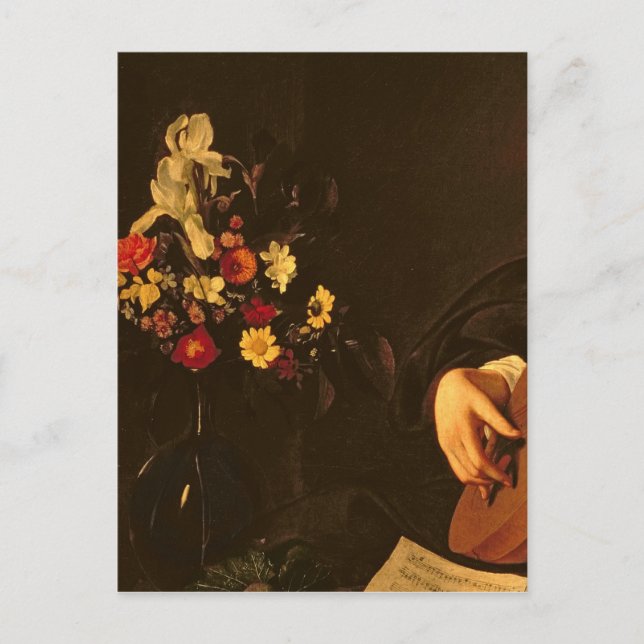 Postal The Lute Player, c.1595 (Anverso)