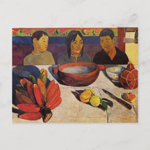 Postal 'The Meal' - Paul Gauguin Postcard