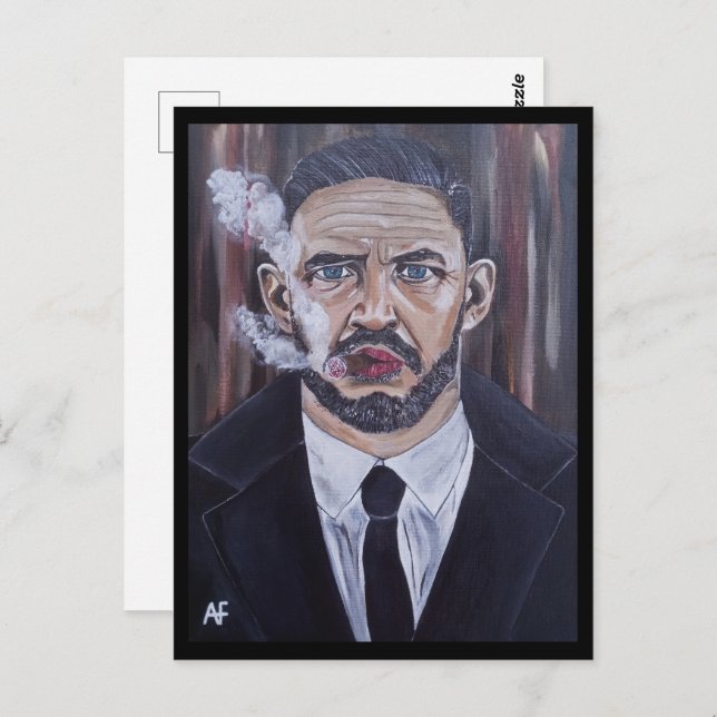 Postal The Mobster Painting by Alfred Fox (Anverso / Reverso)