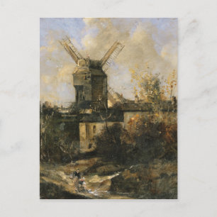 Postal The Moulin de la Galette, Montmartre, 1861