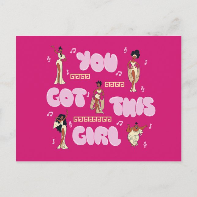 Postal The Muses - You Got This Girl Postcard (Anverso)