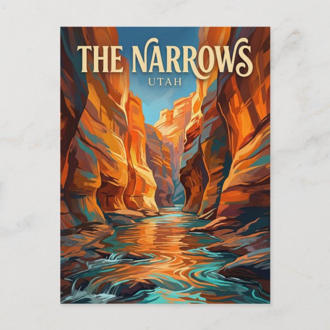 Postal The Narrows EE. UU. (Anverso)