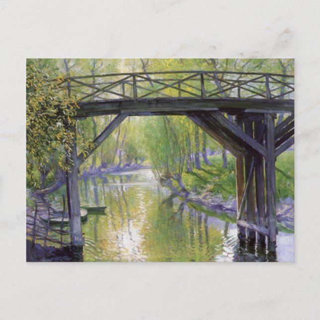 Postal The Old Bridge (por Guy Rosa) (Anverso)