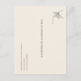Postal The Olive Branch- Sacrament Witness Card