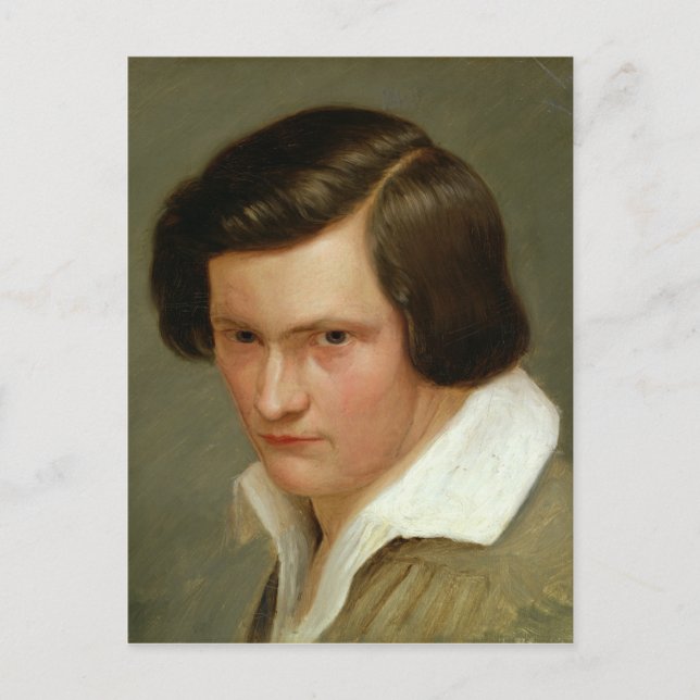 Postal The Painter Otto Speckter , c.1831 (Anverso)