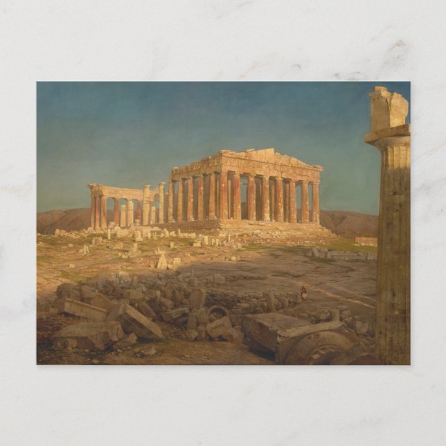 Postal The Parthenon - Frederic Edwin Church (1871) (Anverso)