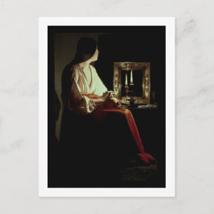 Postal The Penitent Magdalen, c.1638-43 (aceite sobre lie