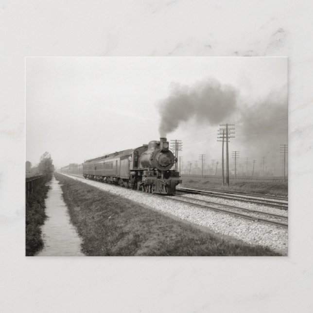 Postal The Pennsylvania Flyer, 1906 (Anverso)
