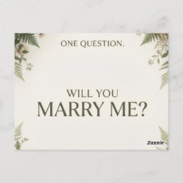 Postal The Place Where Forever Begins Romantic Proposal