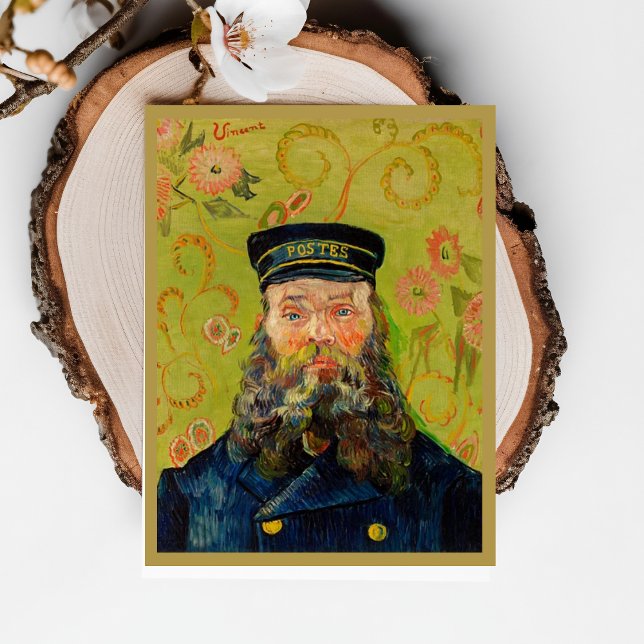 Postal The Postman (Joseph Roulin) Pos de Vincent van Gog (Vincent van Gogh's The Postman (Joseph Roulin) Postcard)