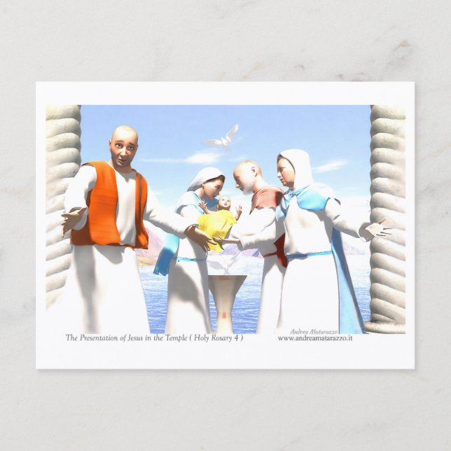 Postal The Presentation of Jesus in the Temple (Anverso)