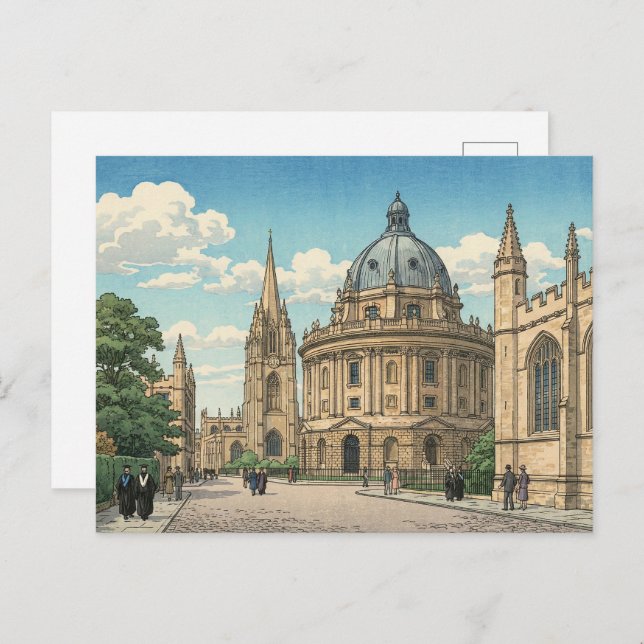 Postal The Radcliffe Camera in Oxford University (Anverso / Reverso)