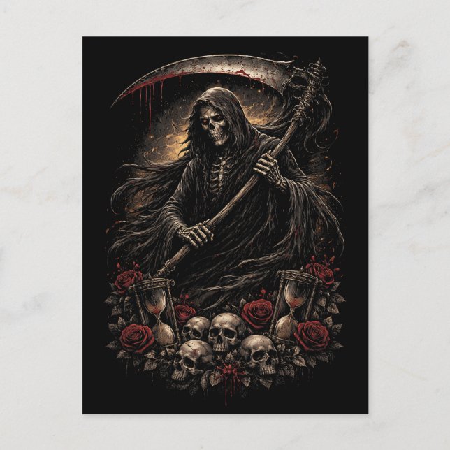Postal The Reaper’s Hourglass (Anverso)