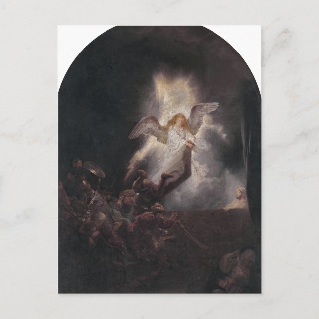 Postal The Resurrection, Passion Cycle by Rembrandt Postc (Anverso)