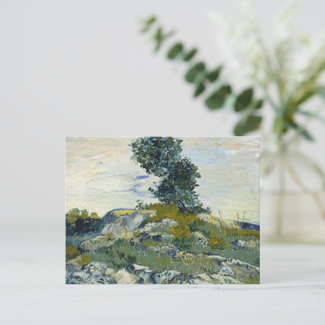 Postal The Rocks Vincent van Gogh (Anverso de pie)
