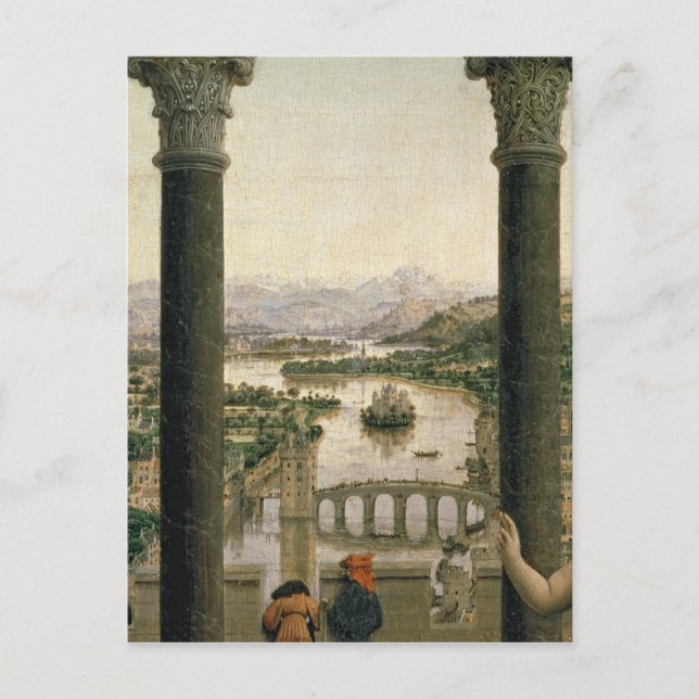 Postal The Rolin Madonna , c.1435 (Anverso)