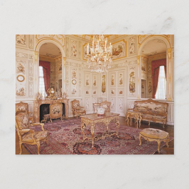 Postal The Salon Chinois, c.1740 (Anverso)