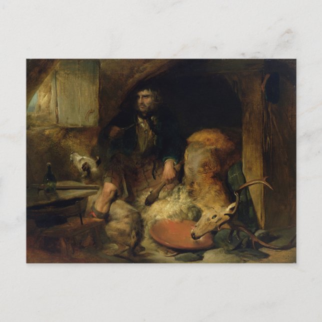 Postal The Savage, c.1838 (Anverso)