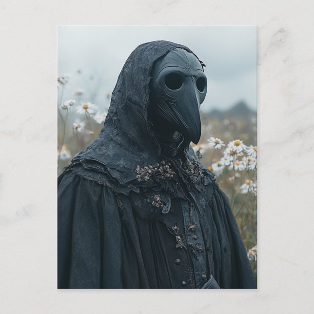 Postal The Scary Plague Doctor in the Meadow (Anverso)