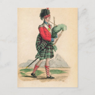Postal The Scotch Piper