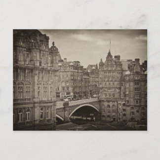 Postal The Scotsman Hotel and North Bridge, Edimburgo