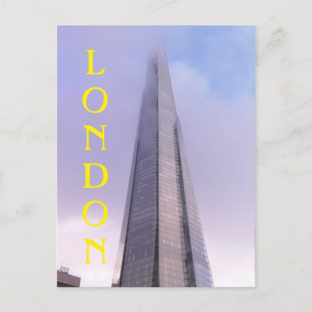 Postal "The Shard, London" (Anverso)