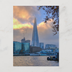 Postal The Shard, London UK Postcard