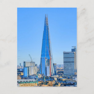 Postal The Shard, London UK Postcard