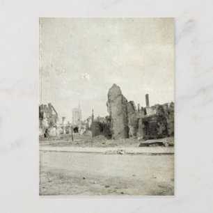 Postal The Square, Ypres, junio de 1915