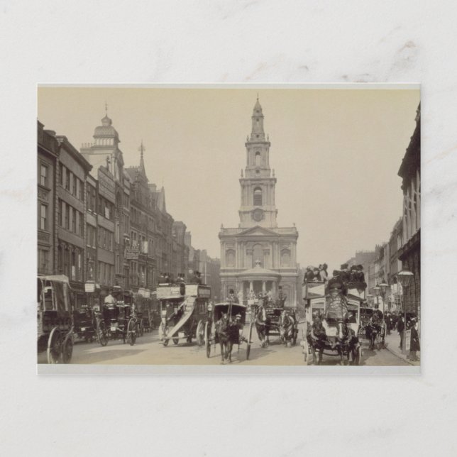 Postal The Strand, c.1880 (foto de sepia) (Anverso)