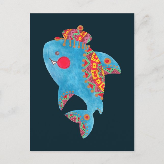 Postal The Strong Shark (Anverso)