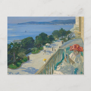 Postal The Terrace, Cap d'Ail   Sir John Lavery